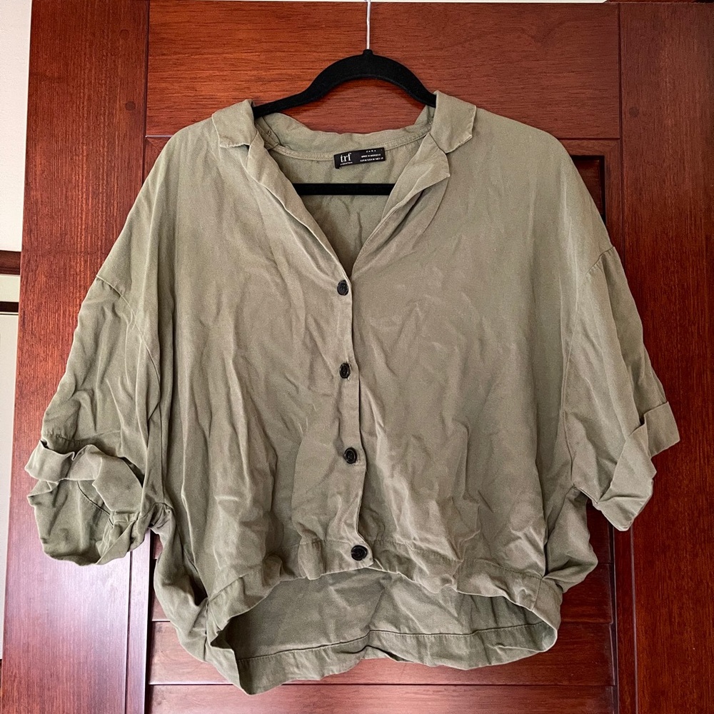 Green Zara Top